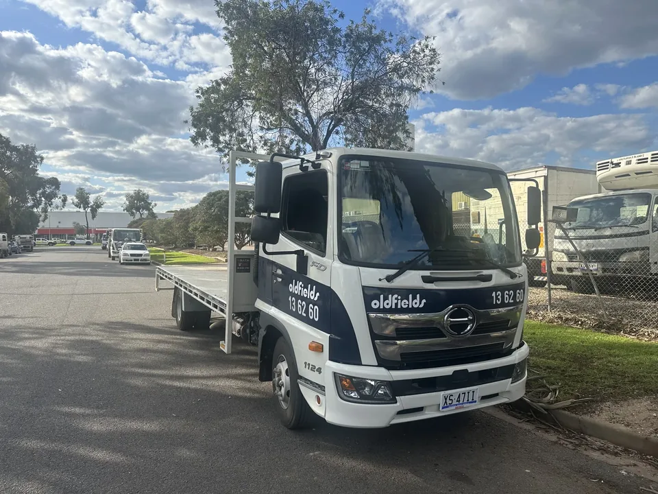 Scaffold delivery truck