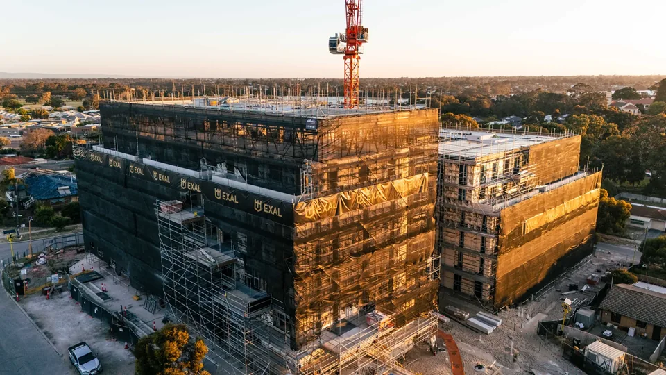 Commercial scaffold in Western Australia